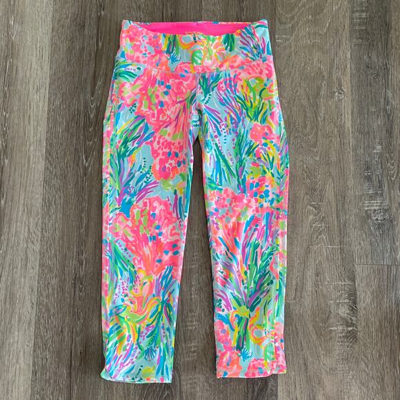 Lilly Pulitzer Luxletic Crop Legging - Size: XS - Picture 1 of 7